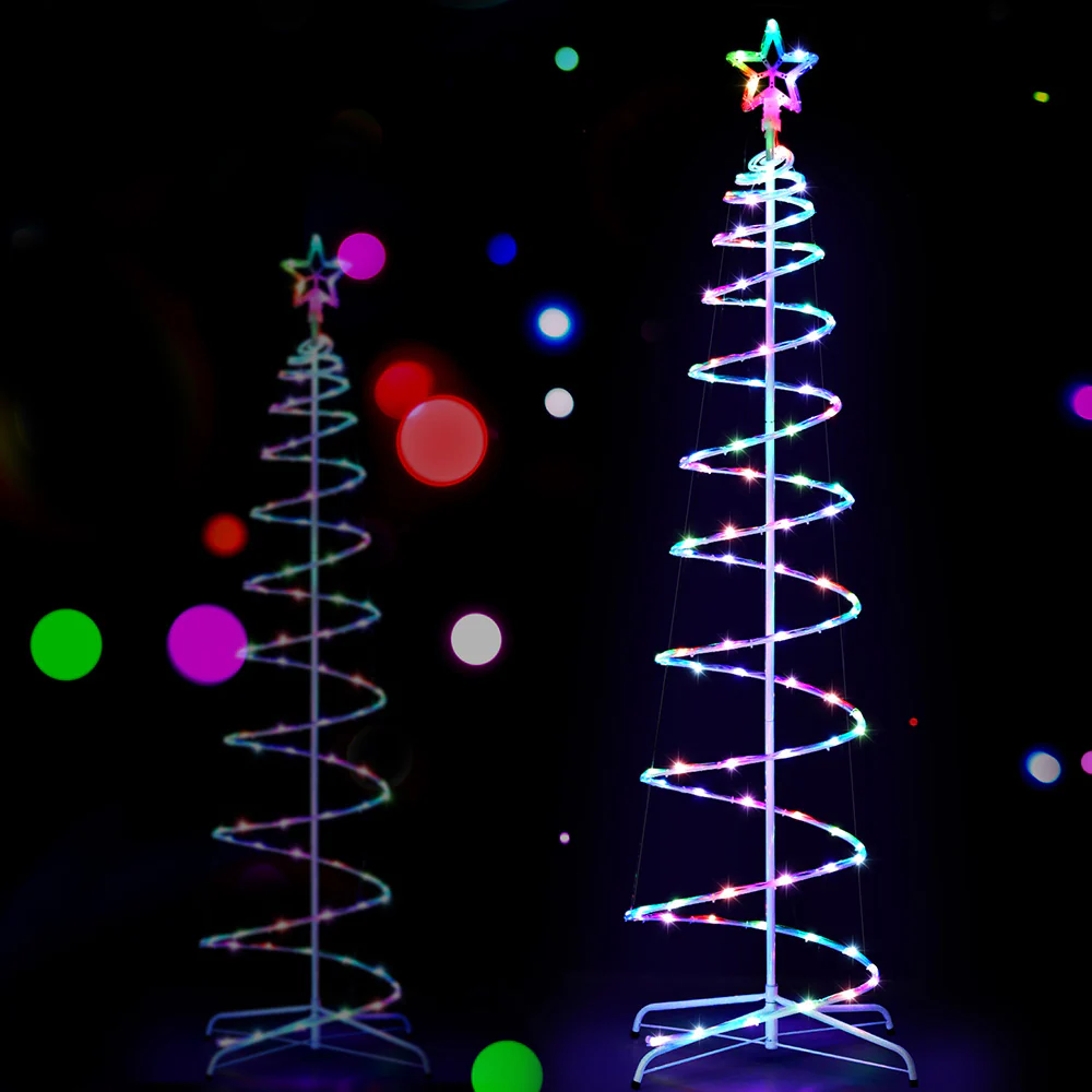 Christmas Tree 1.8m 100 RGB LED Rope Lights Xmas Trees Decoration - Image 7