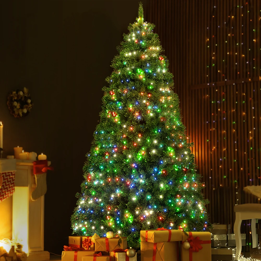 6FT / 1.8M Christmas Tree – 890 Tips – Pre-lit 450 RGB LED Lights with Remote - Image 7