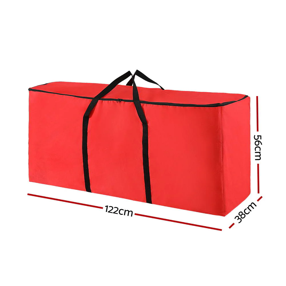 Christmas Tree Storage Bag Fits Up to 8ft Tree Xmas Bag Red - Image 2