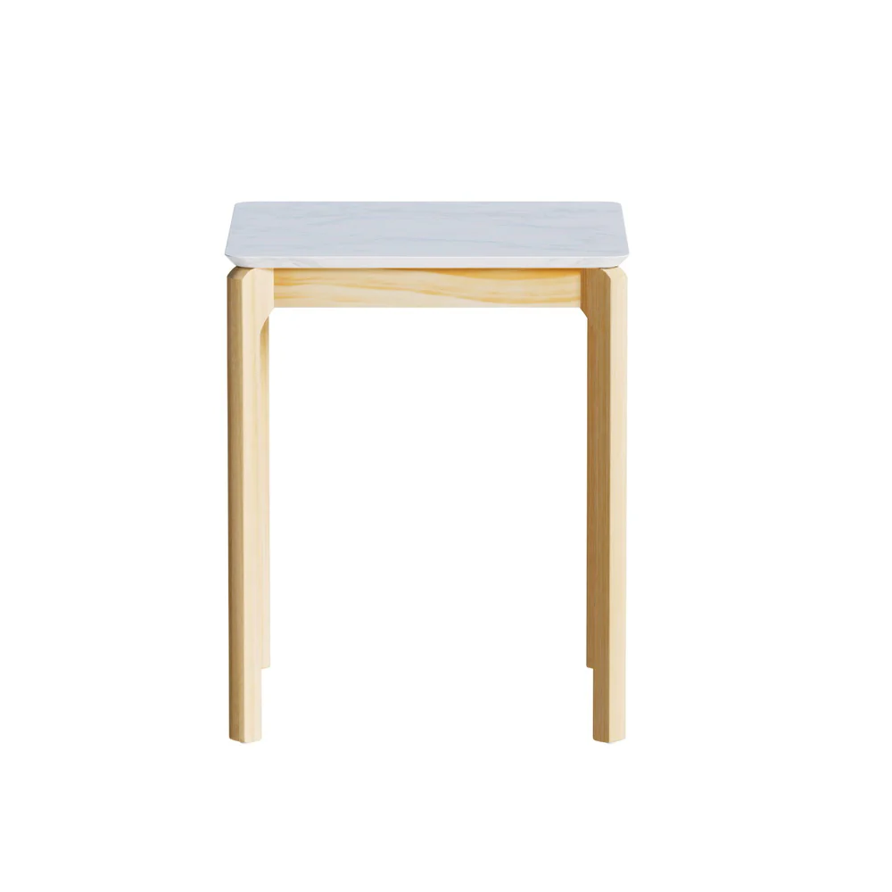 Coffee Table Marble Effect Square - Image 3