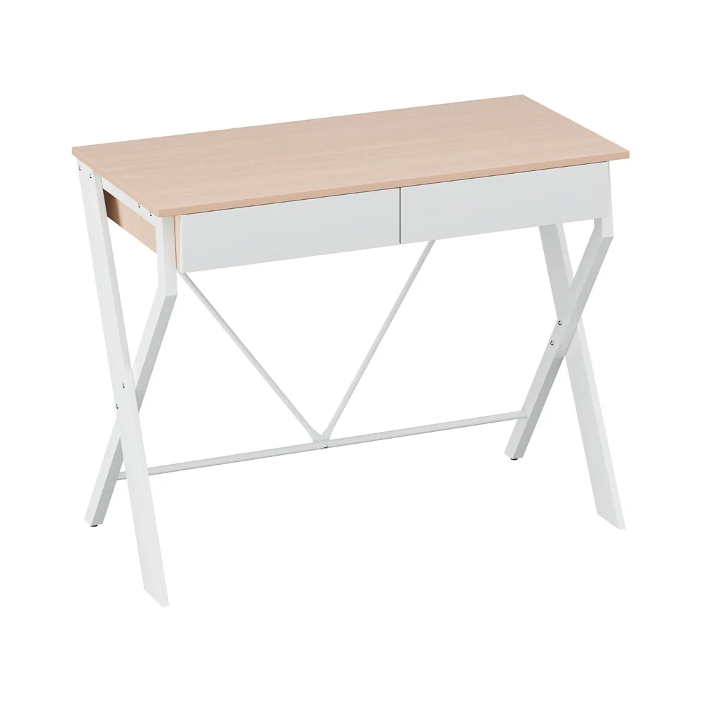 Computer Desk Drawer Oak 100CM - Image 7