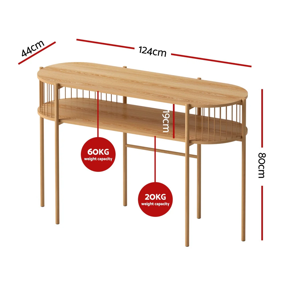 Console Table 124CM Pine - Image 2