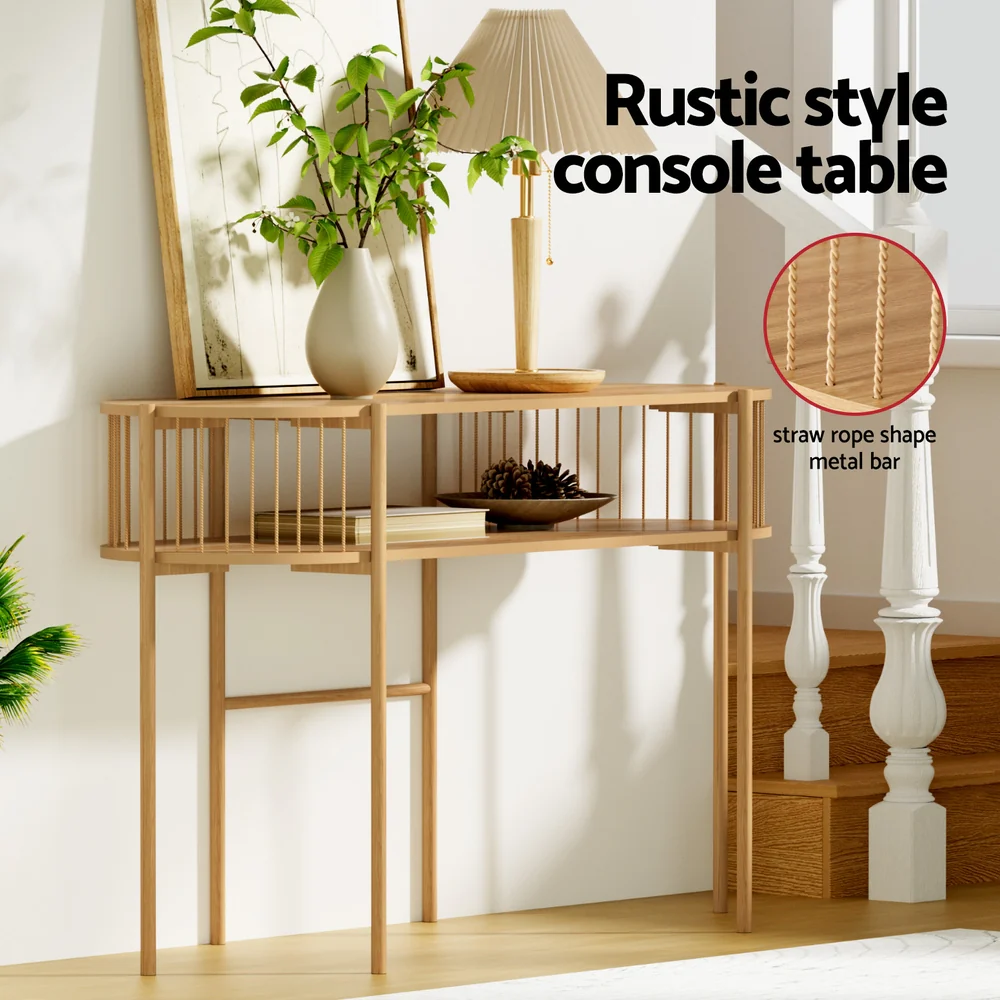 Console Table 124CM Pine - Image 4