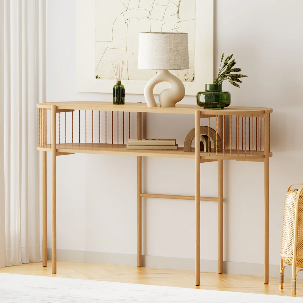 Console Table 124CM Pine - Image 7