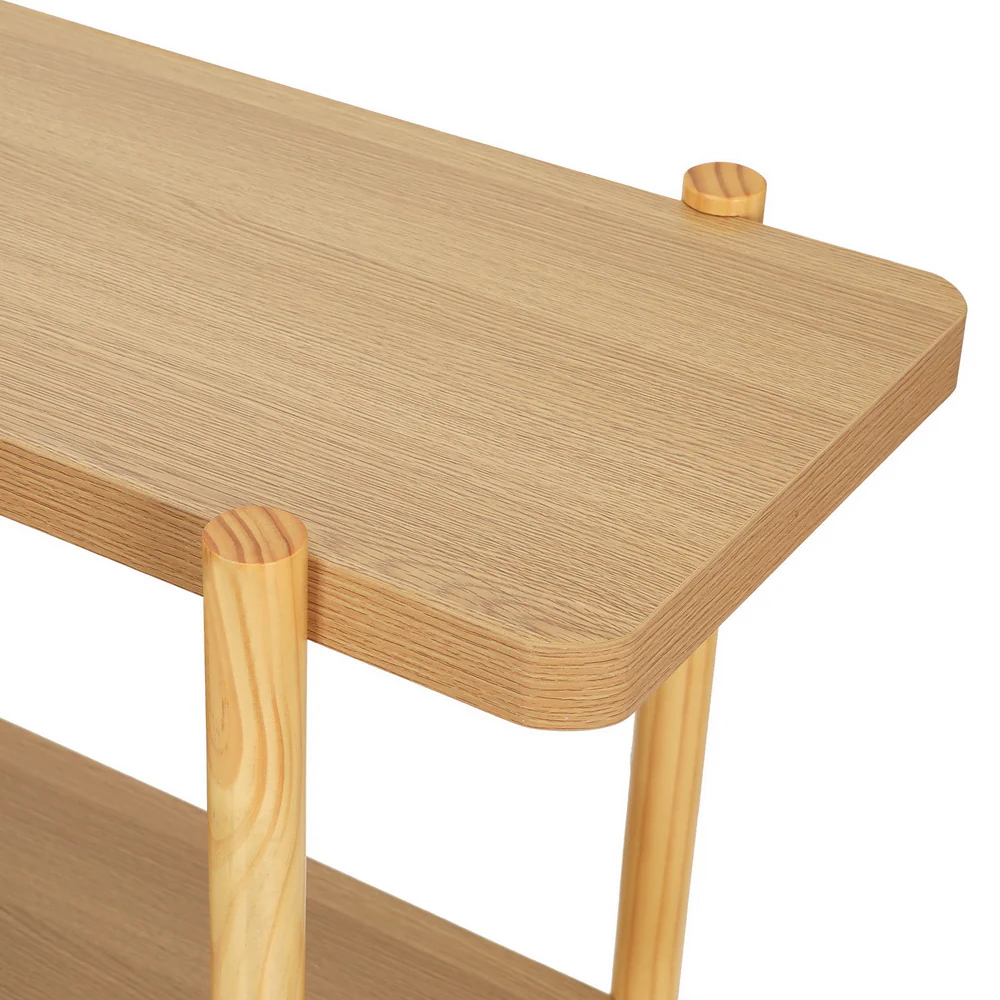 Console Table 92CM 2-tier Pine Sera - Image 5