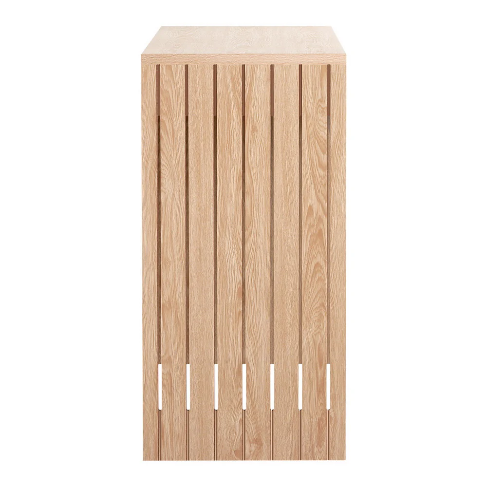 Console Table Hallway Fluted 120CM Pine - Image 6
