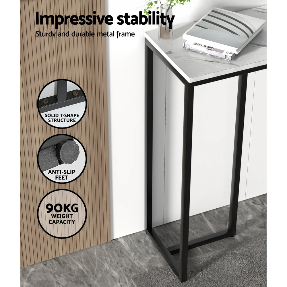 Console Table Marble Effect Frenisha - Image 5