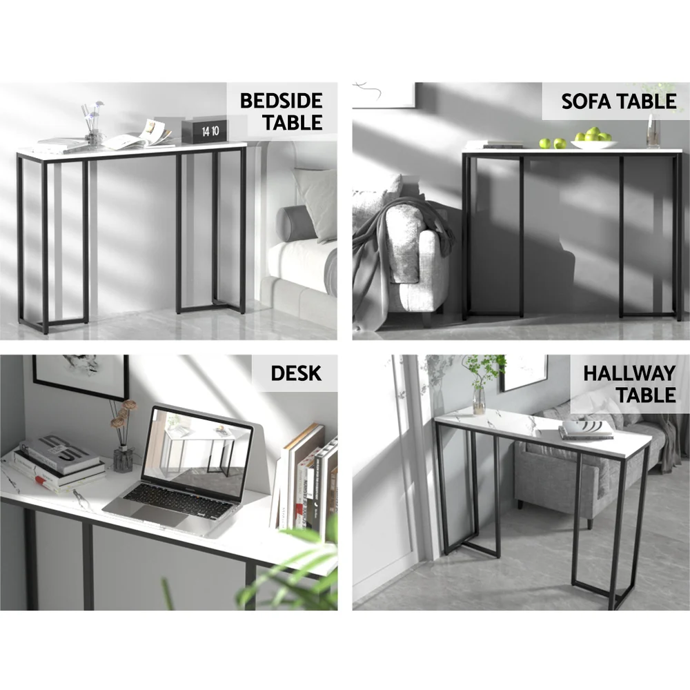 Console Table Marble Effect Frenisha - Image 7