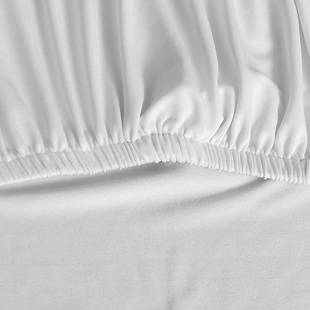 Dining Chair Covers 4x Slipcovers Spandex Stretch Banquet Wedding White - Image 4
