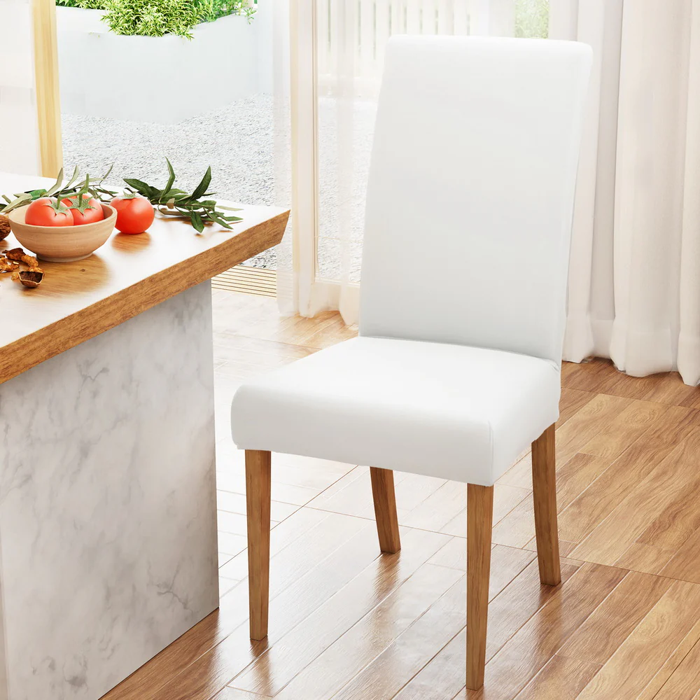Dining Chair Covers 4x Slipcovers Spandex Stretch Banquet Wedding White - Image 7