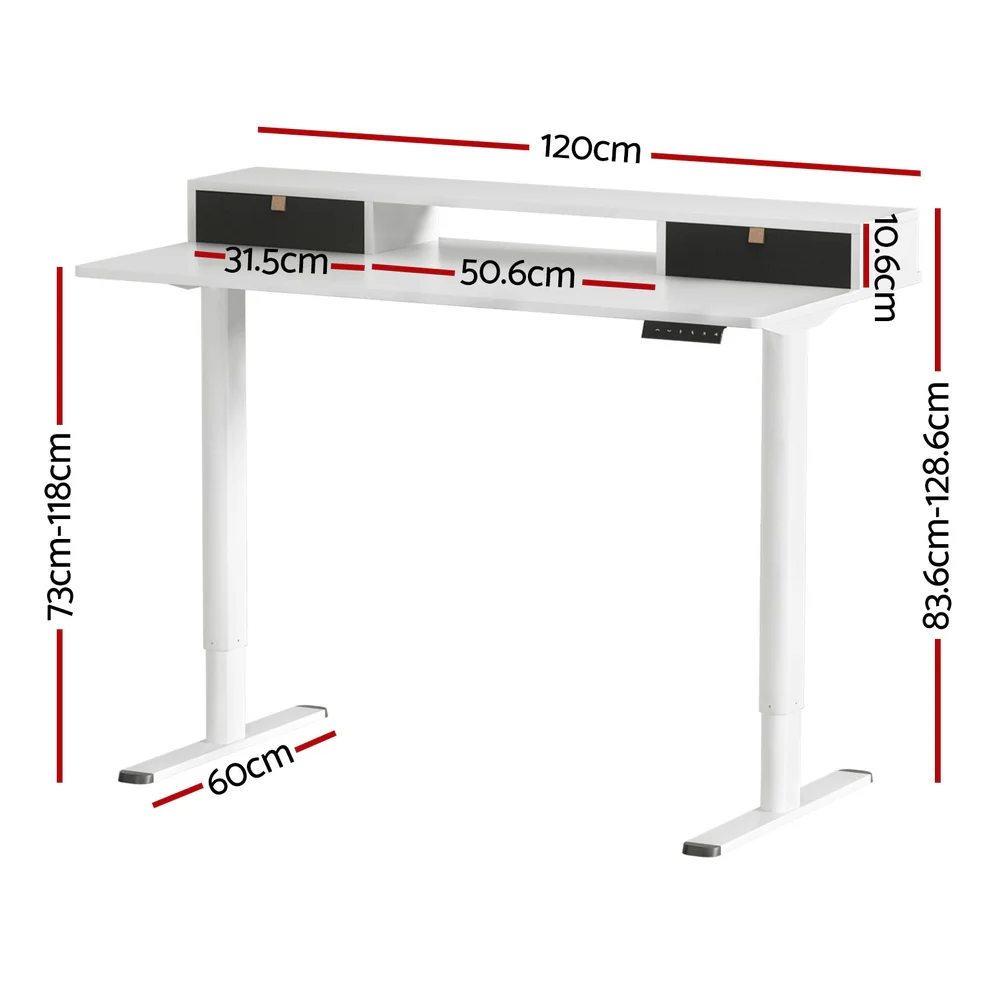Electric Standing Desk Sit Stand Desks 120CM - Image 2