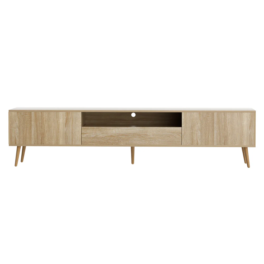 Entertainment Unit Alex TV Cabinet Storage Drawers 200CM - Image 4