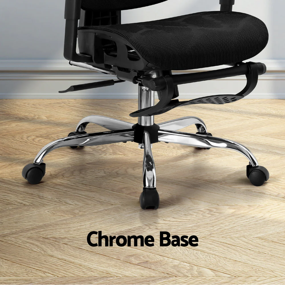 Ergonomic Office Chair Footrest Black - Image 6