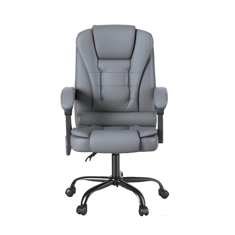 Executive Office Chair 4-Point Massage Adjustable Ergonomic Recline PU - Image 3