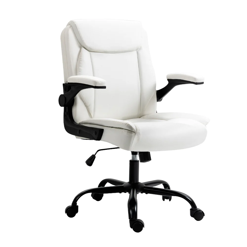 Executive Office Chair Mid Back White - Image 7