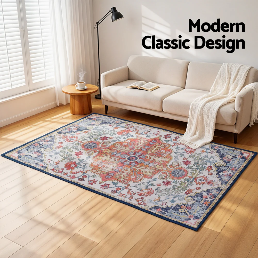 Floor Rug 120X170cm Large Washable Geometric Area Rug Modern Carpet Mat - Image 4