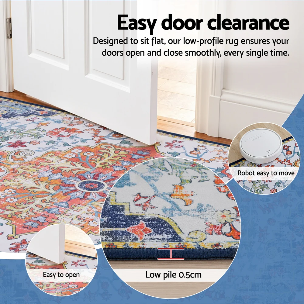 Floor Rug 240X340cm Large Washable Geometric Area Rug Modern Carpet Mat - Image 5