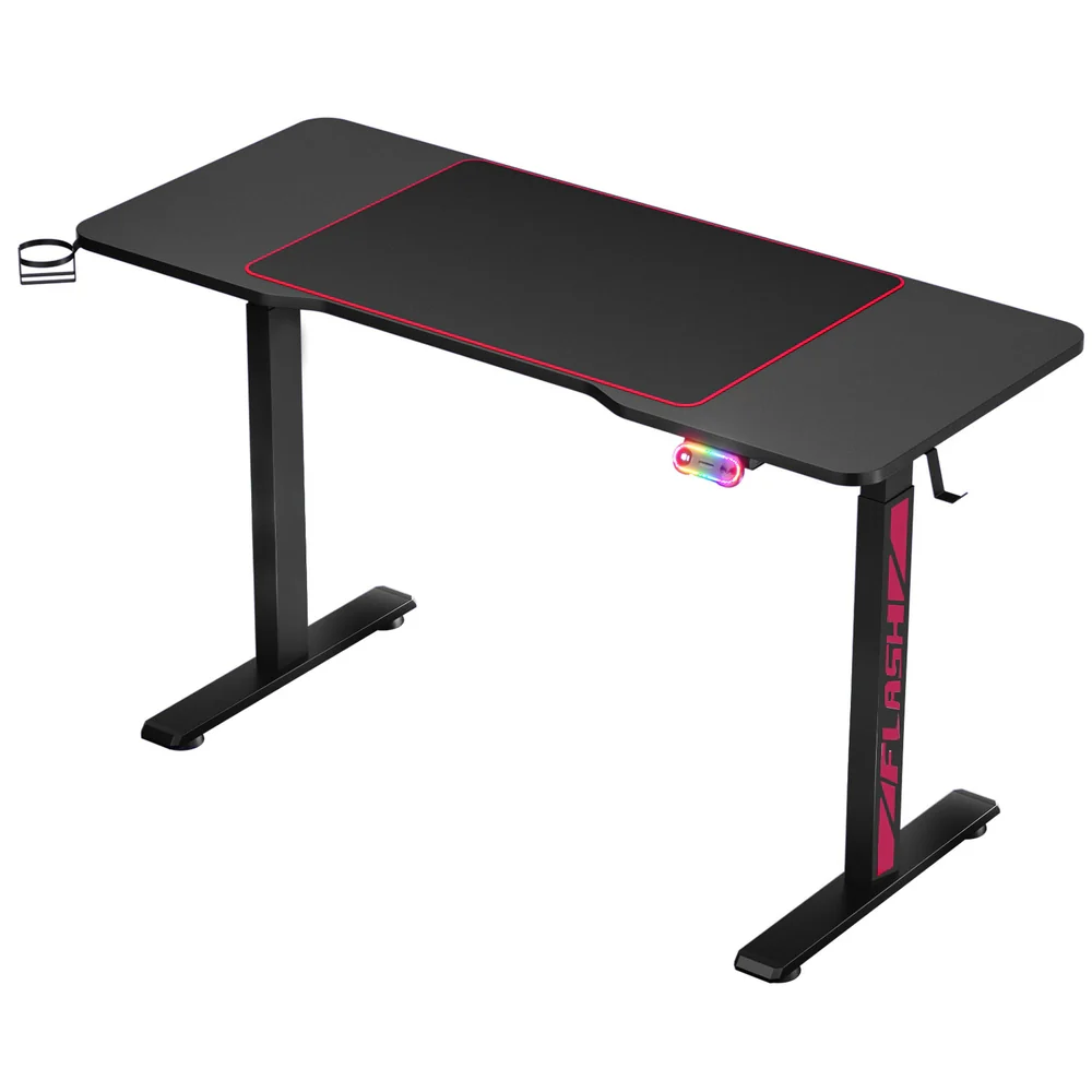 Gaming Desks Standing Desk Motorised 140CM Black - Image 7