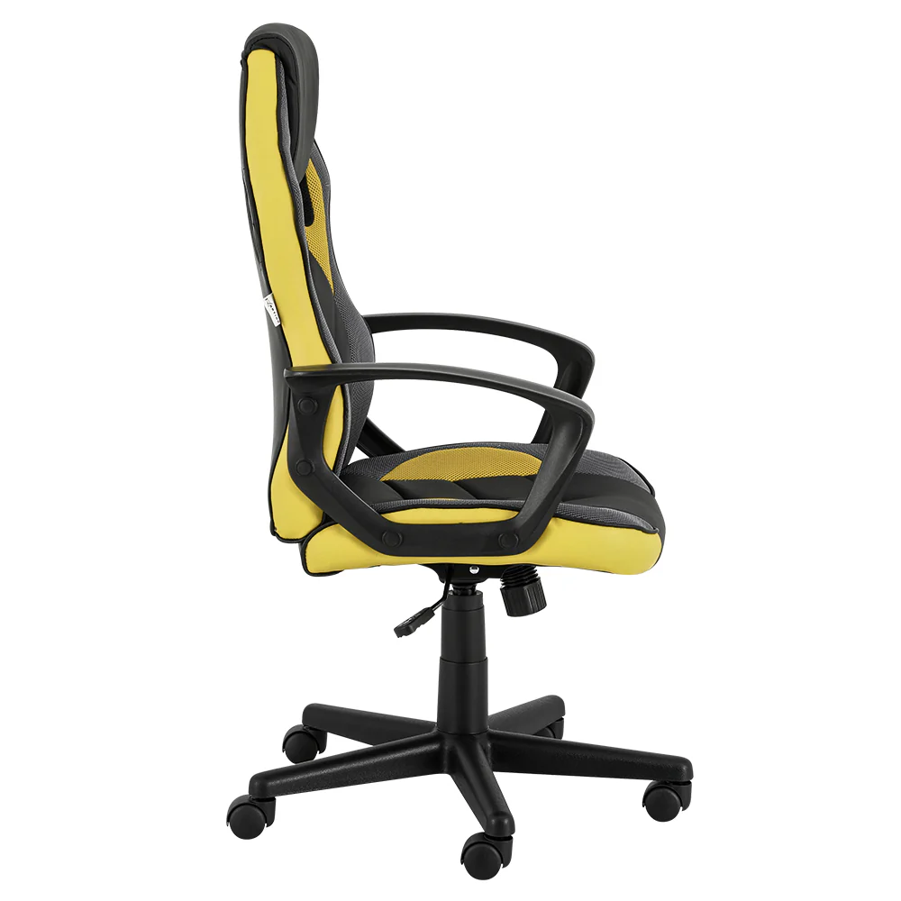 Gaming Office Chair Computer Executive Racing Chairs High Back Yellow - Image 4