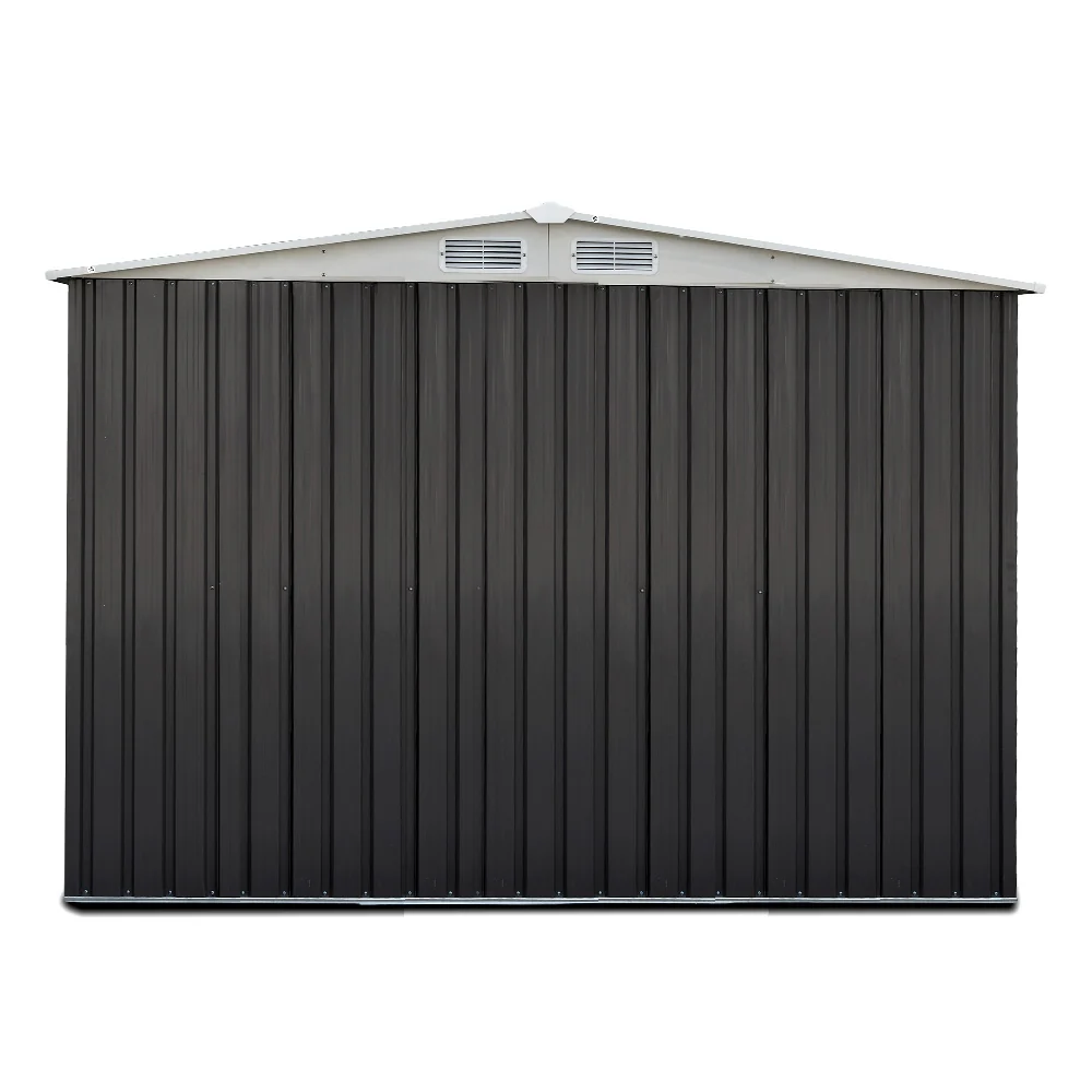 Garden Shed 2.58x2.07M Sheds Outdoor Storage Workshop Metal Shelter Sliding Door - Image 4