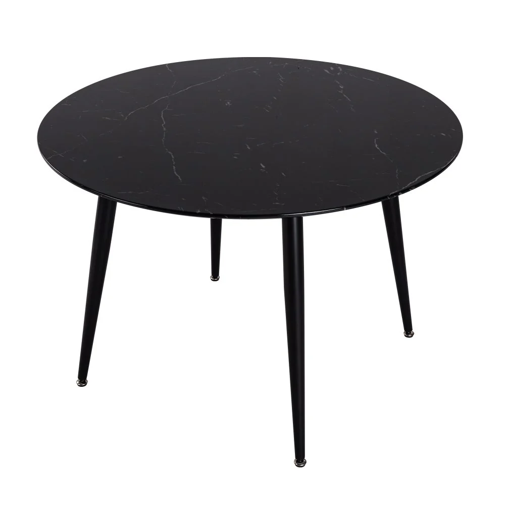 Genevieve Dining Set With 4 Blue Velvet Chairs - Image 9