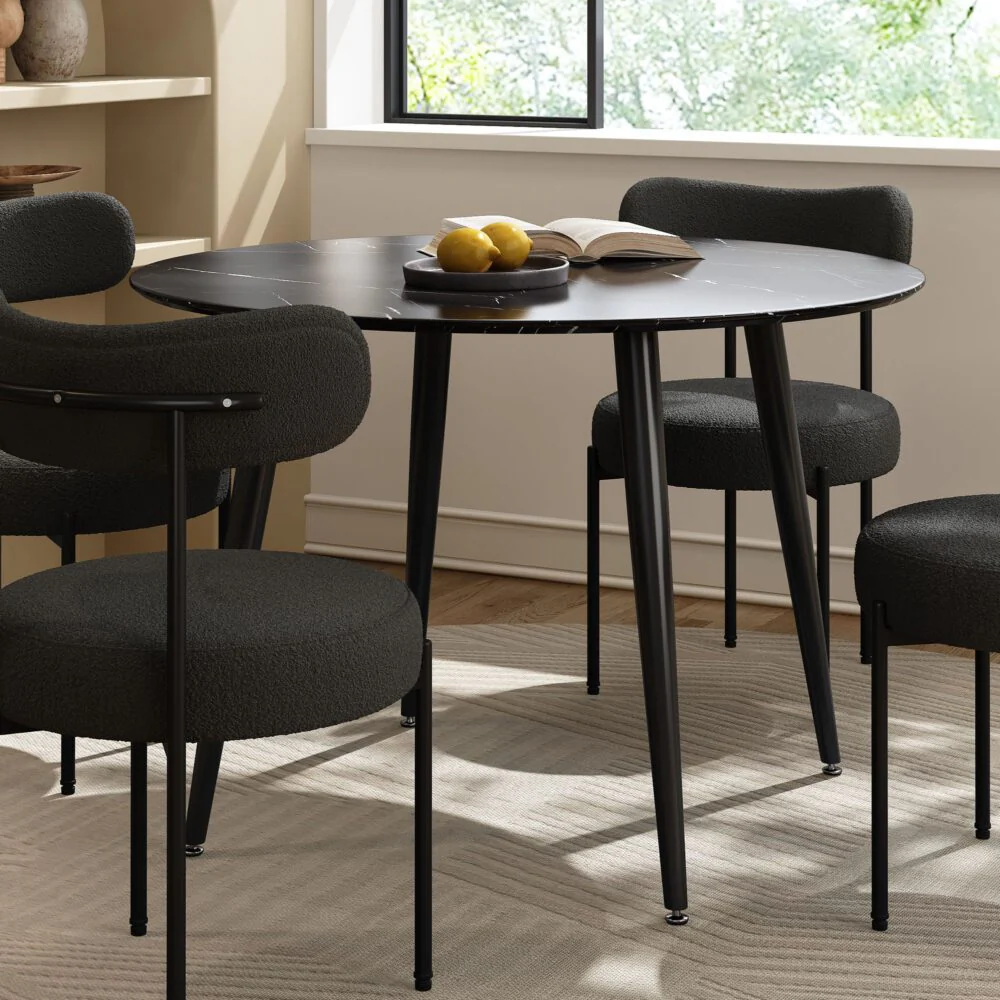 Genevieve Dining Table - Black - Image 2