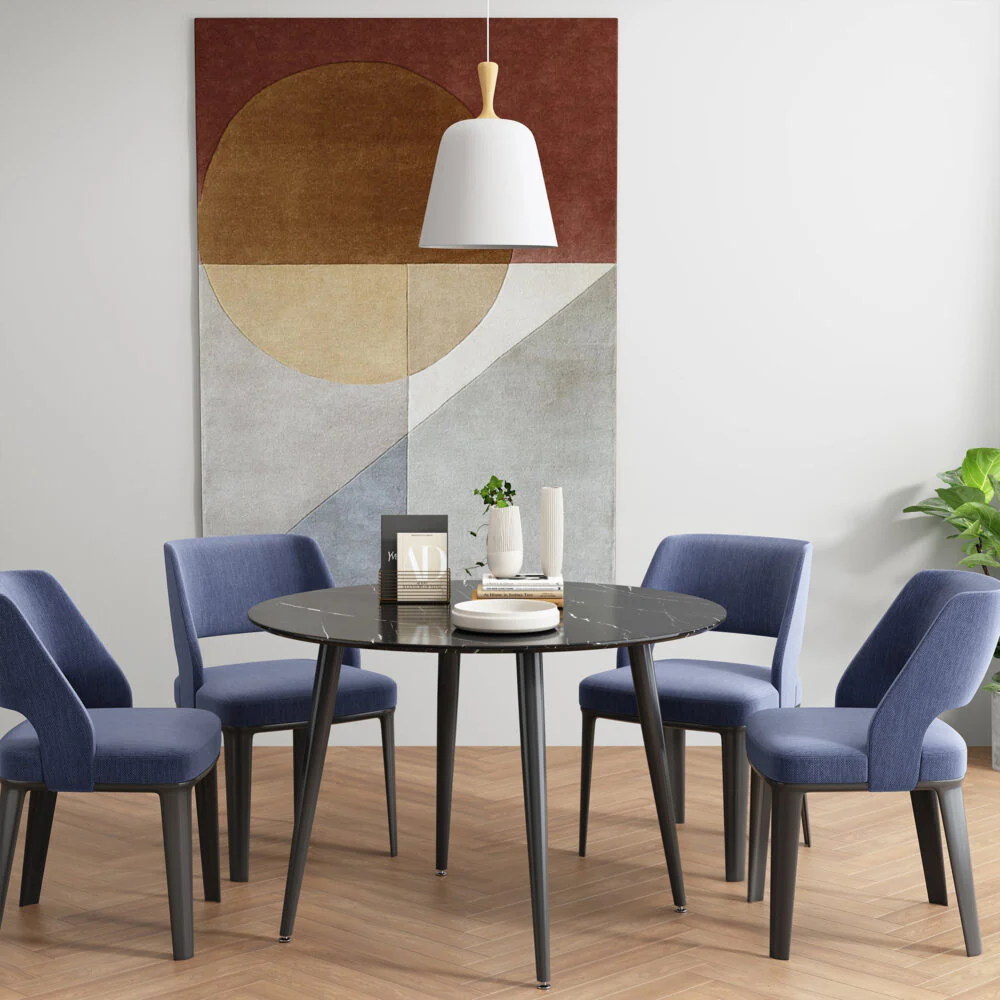Genevieve Dining Table - Black - Image 5
