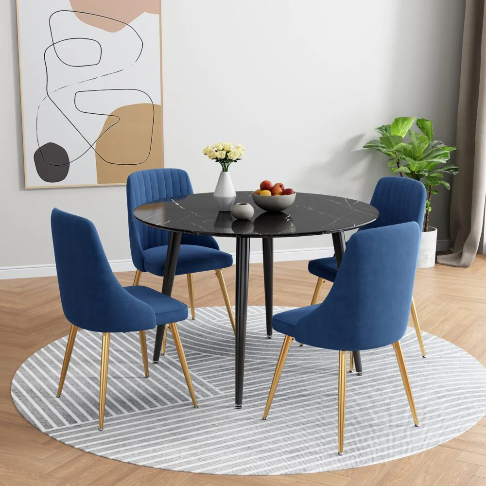 Genevieve Dining Table - Black - Image 6