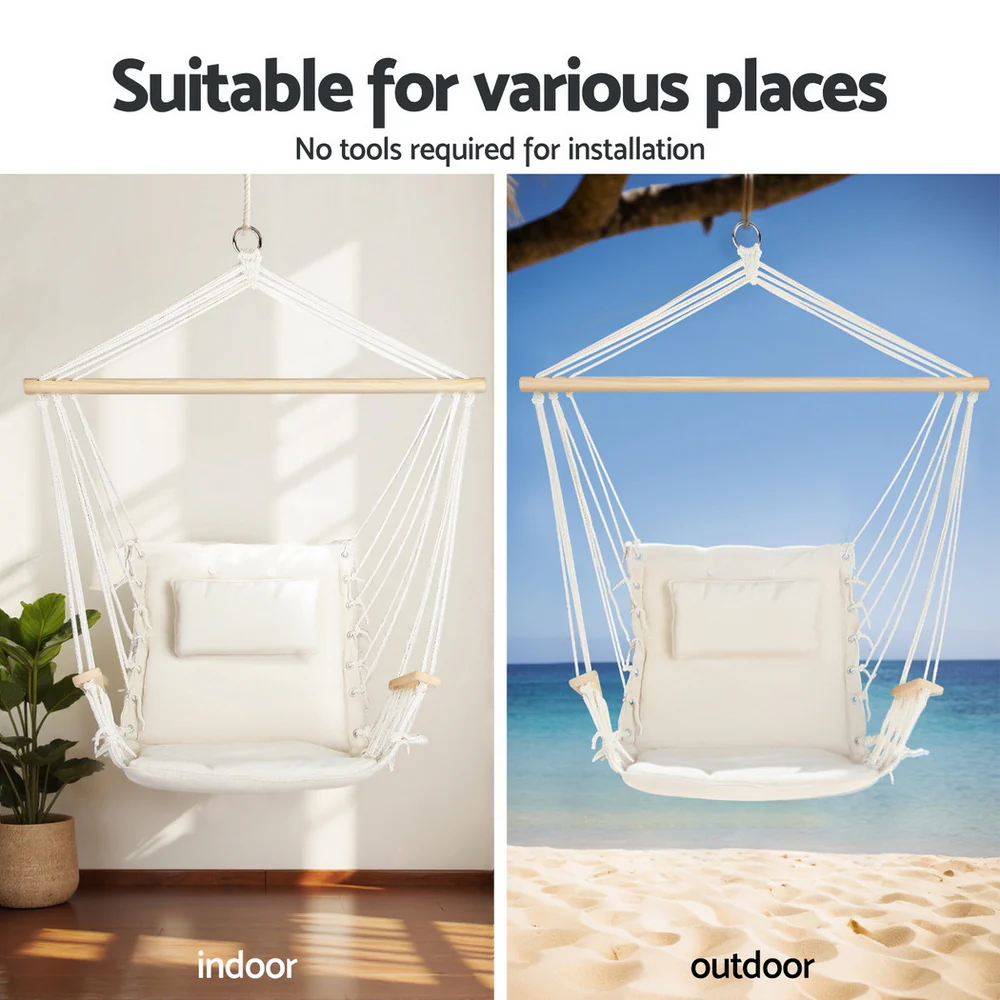 Hammock Chair with Heavy Duty Steel Stand - Image 4