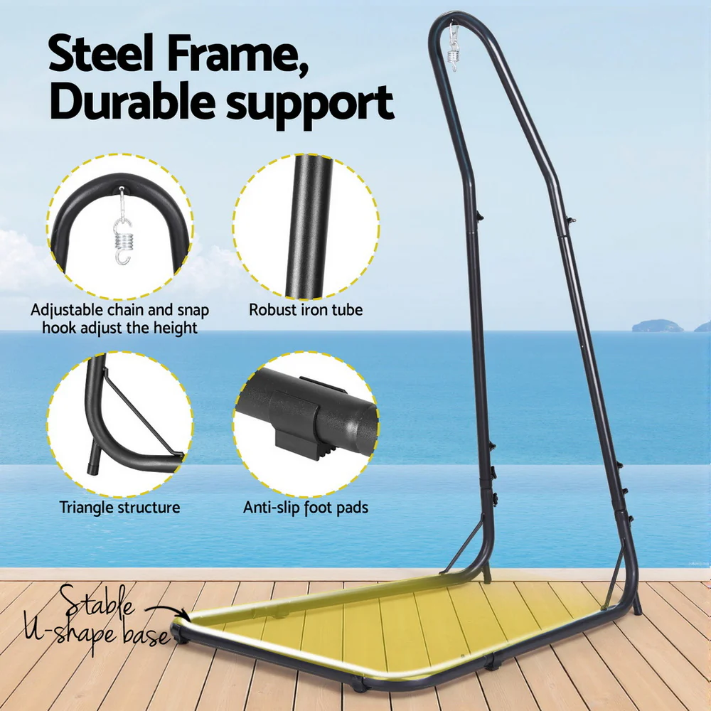 Hammock Chair with Heavy Duty Steel Stand - Image 5