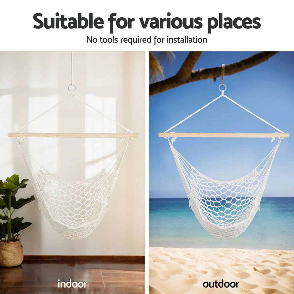 Hammock Hanging Chair with Heavy Duty Steel Stand - Image 4
