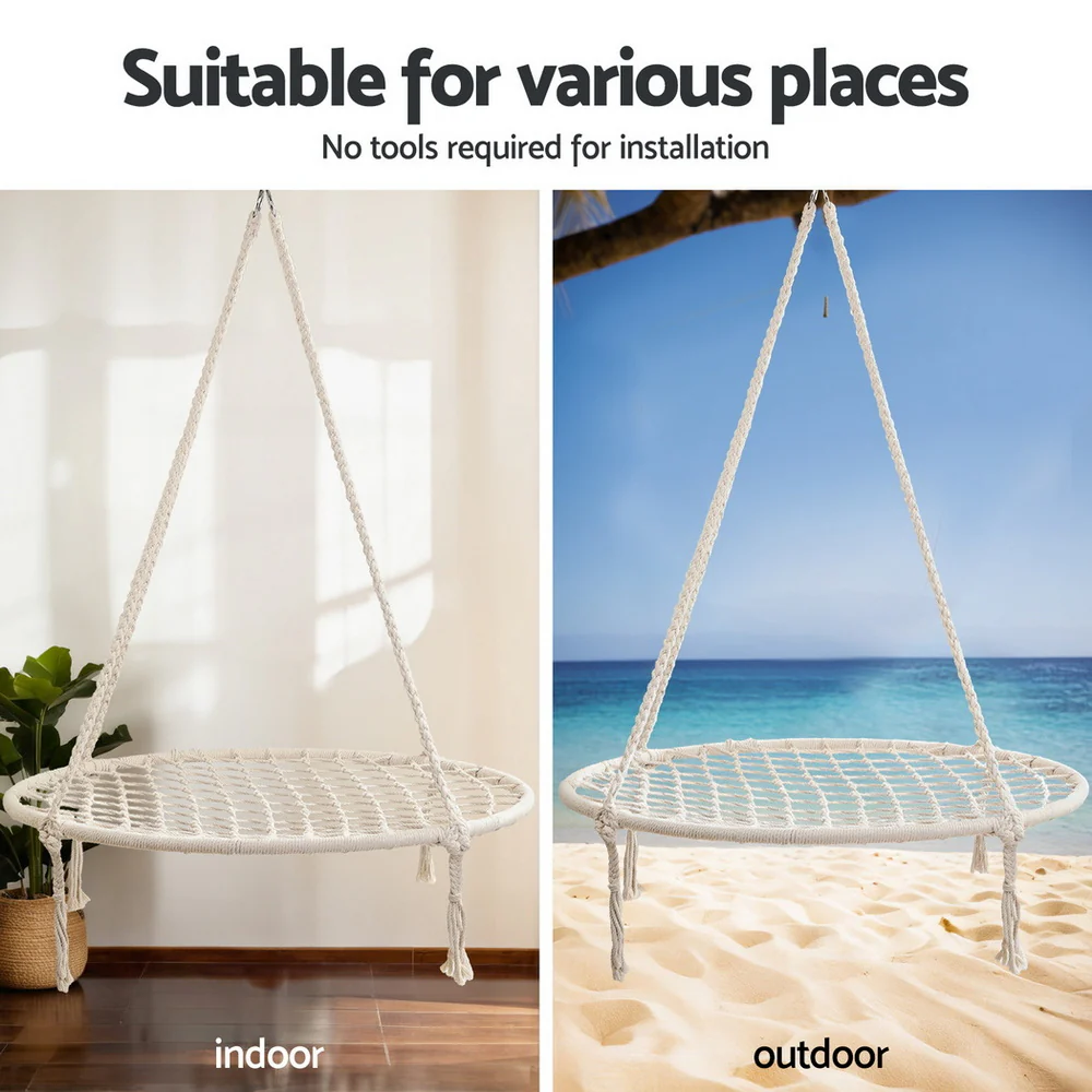 Hammock Hanging Chair with Steel Stand - Image 4