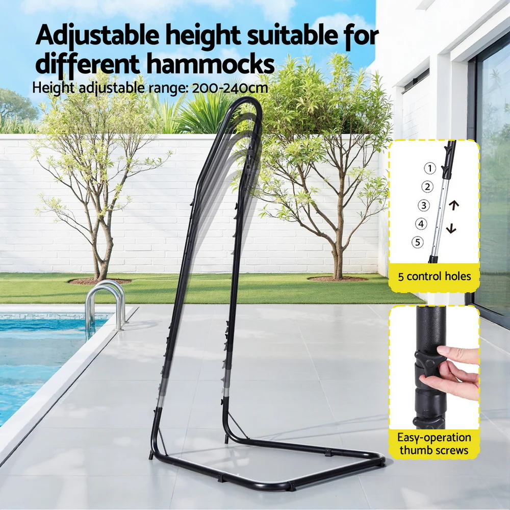 Hammock Hanging Chair with Steel Stand - Image 6