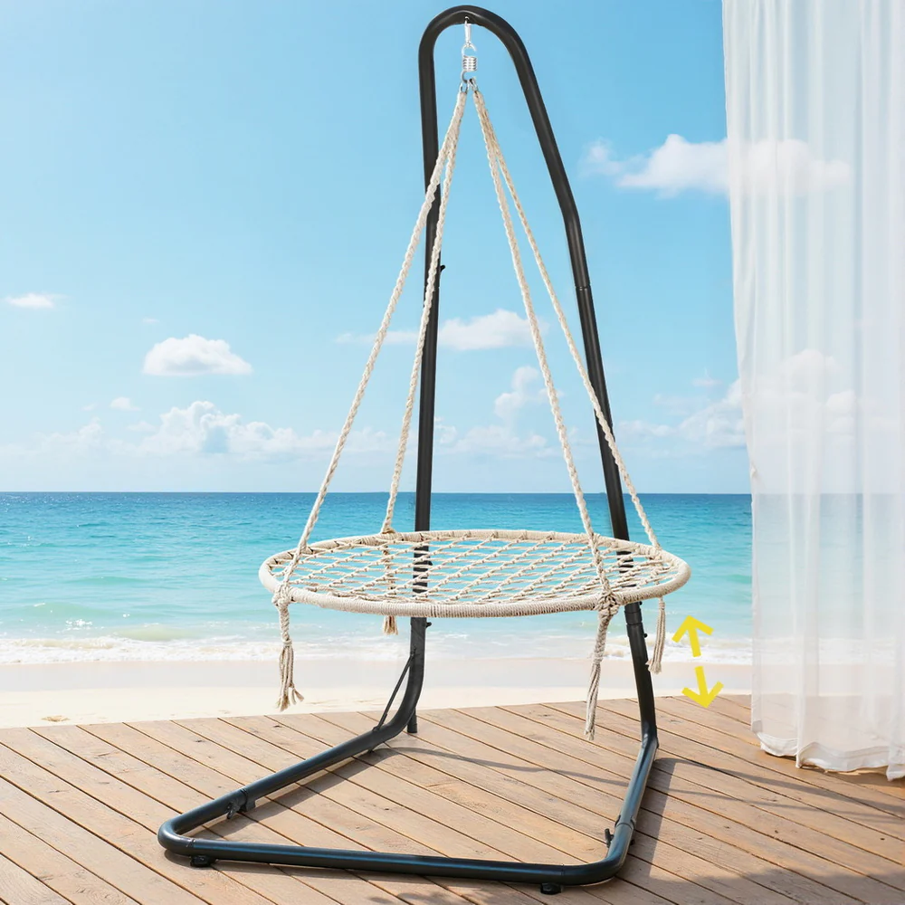 Hammock Hanging Chair with Steel Stand - Image 7