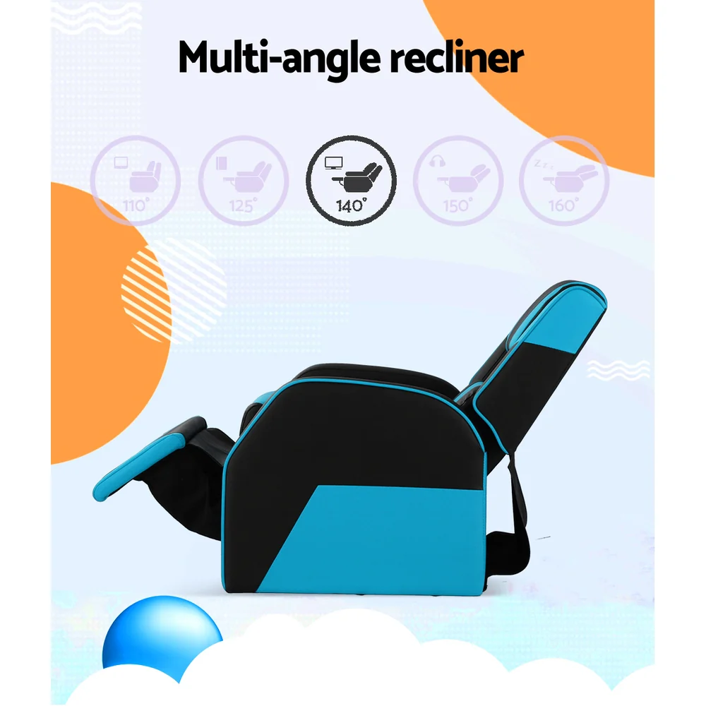 Kids Recliner Chair PU Leather Gaming Sofa Lounge Couch Children Armchair - Image 3