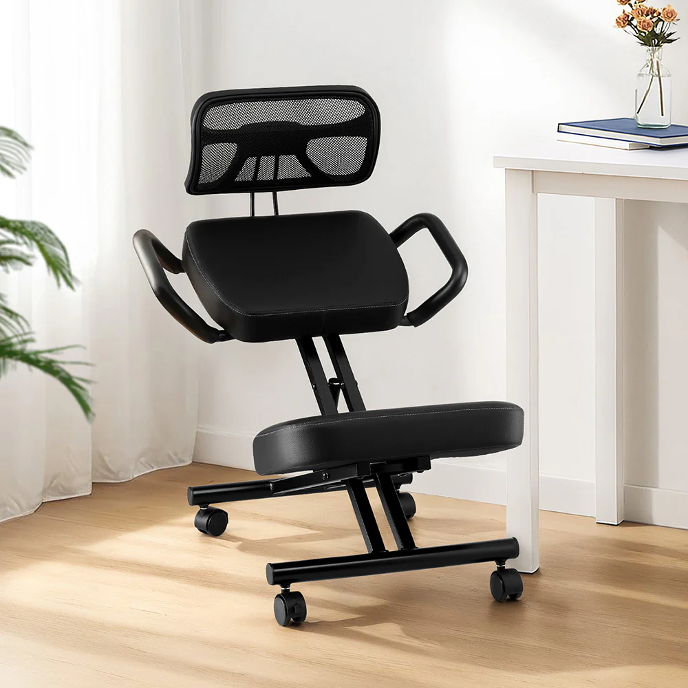 Kneeling Chair Ergonomic Office Home Knee Seat Posture Back Stretch Rest - Image 7