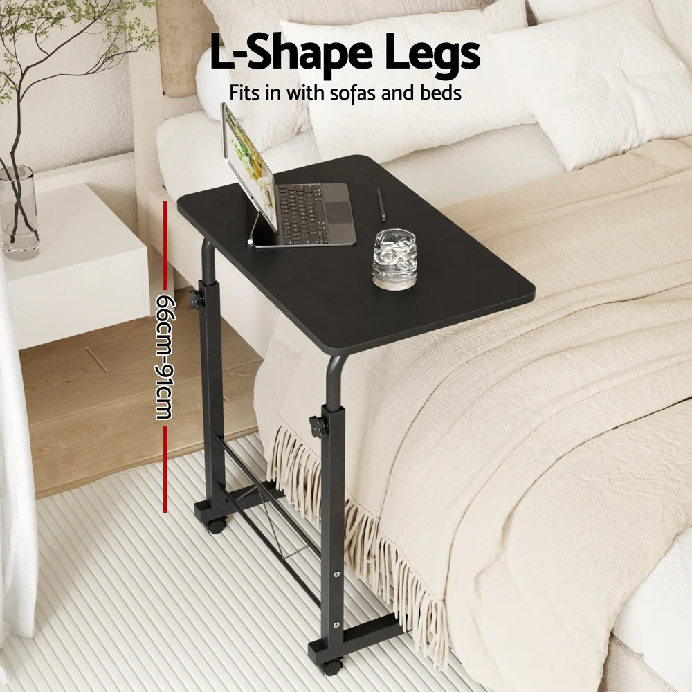 Laptop Desk Table Adjustable 60CM Black - Image 3