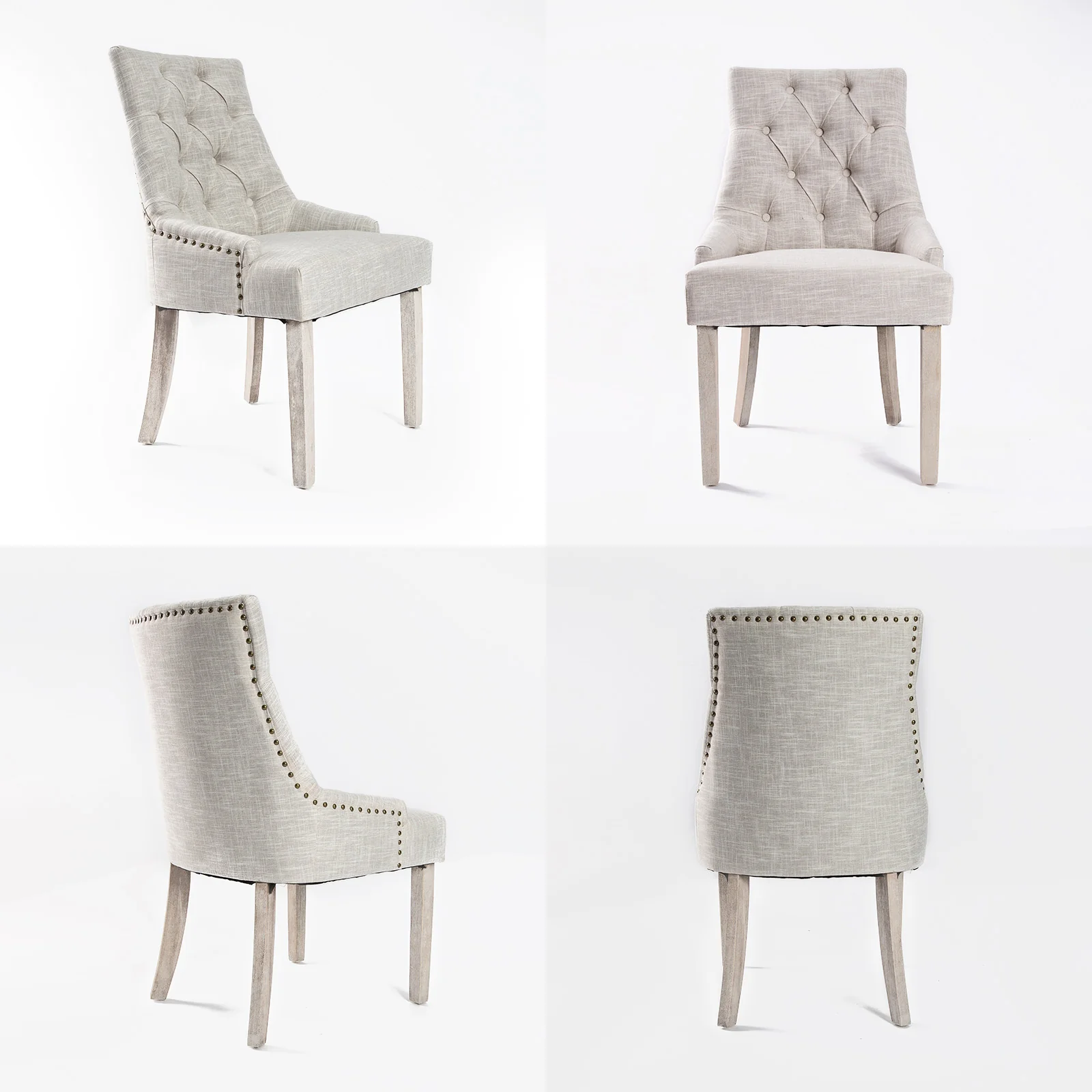 Lisette Amour French Provincial Dining Chair - Cream - Image 4