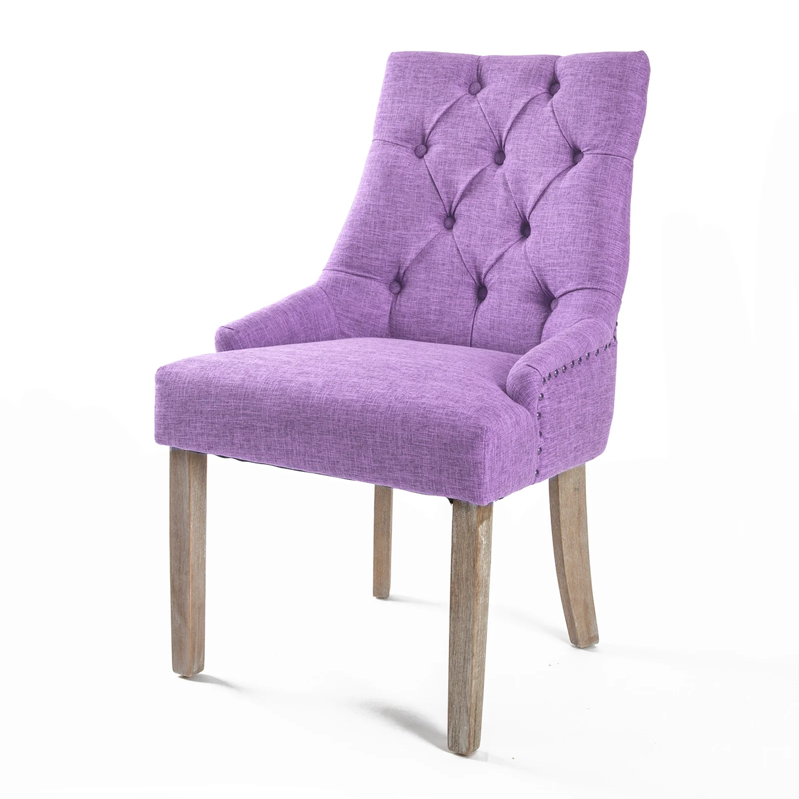 Lisette Amour French Provincial Dining Chair - Violet