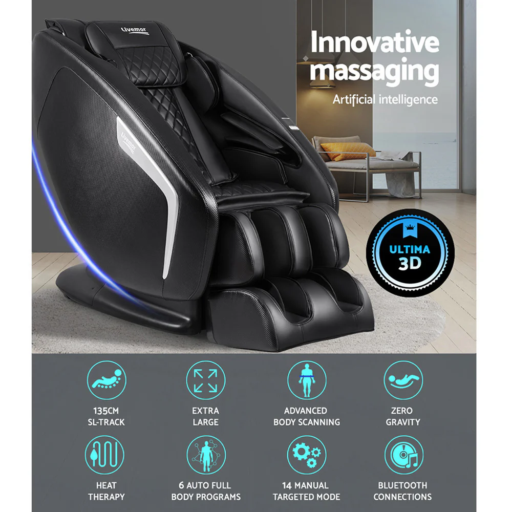 3D Massage Chair Electric Recliner Massager Delmue - Image 4