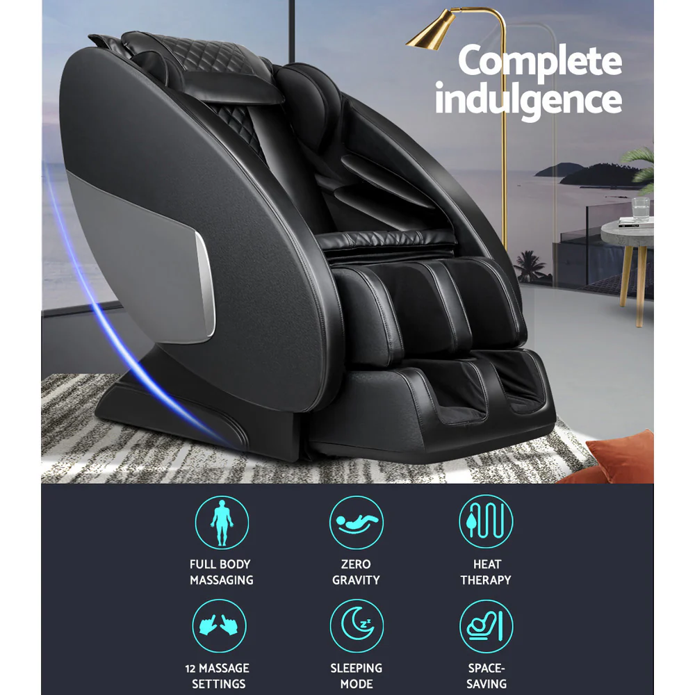 Massage Chair Electric Recliner Massager Black Ellmue - Image 4