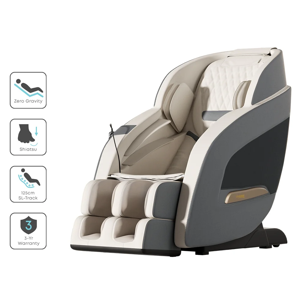 Massage Chair Electric Recliner Massager Grey Decima - Image 7