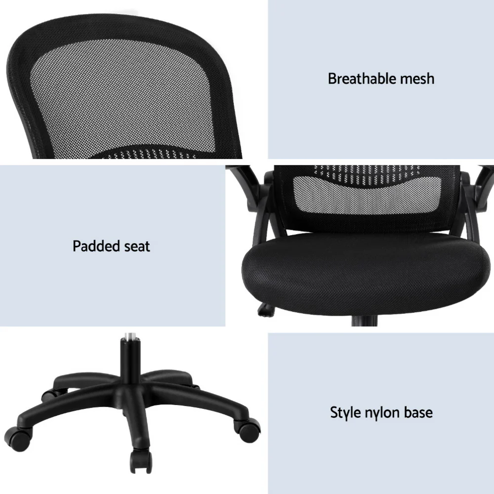 Mesh Office Chair Computer Gaming Desk Chairs Work Study Mid Back - Image 6
