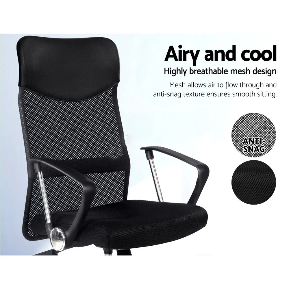 Mesh Office Chair High Back Black - Image 6
