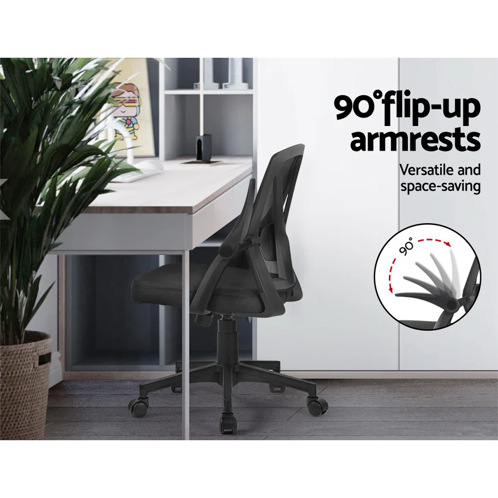 Mesh Office Chair Mid Back Black - Image 5