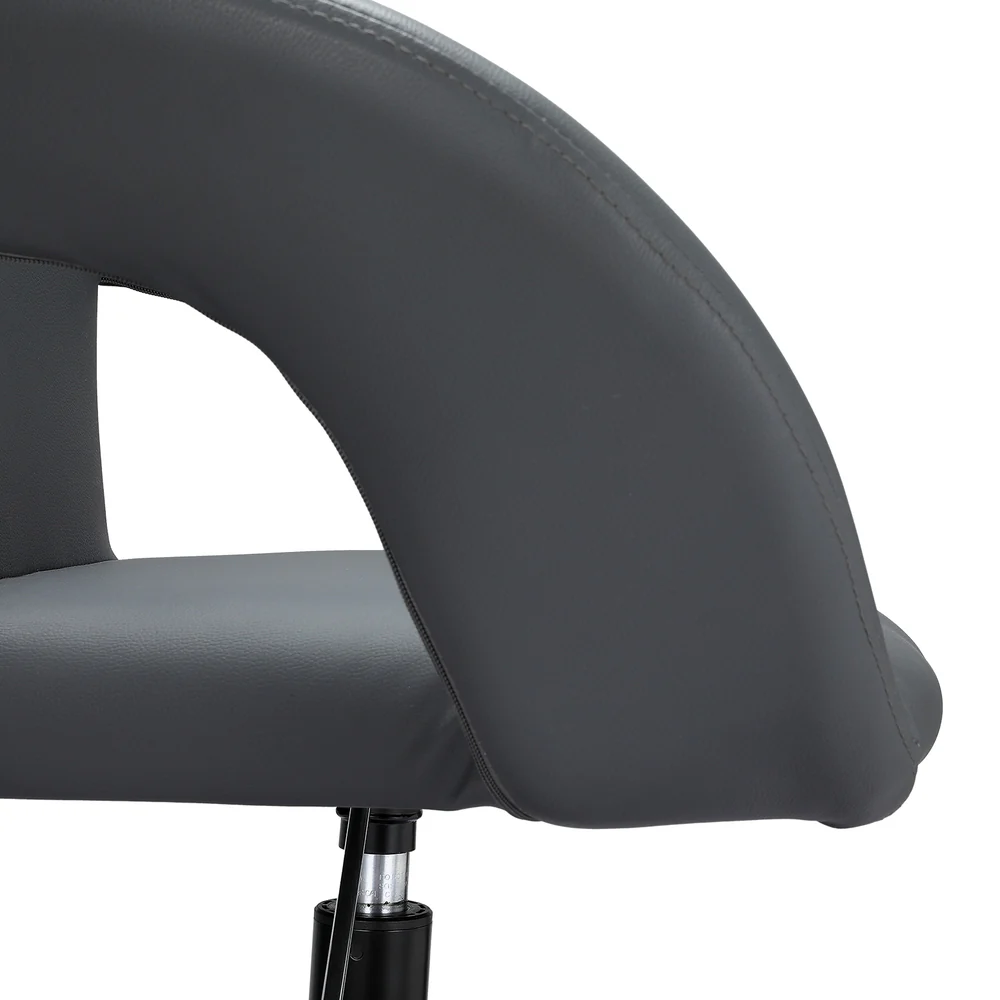 Office Chair Mid Back Grey - Image 3