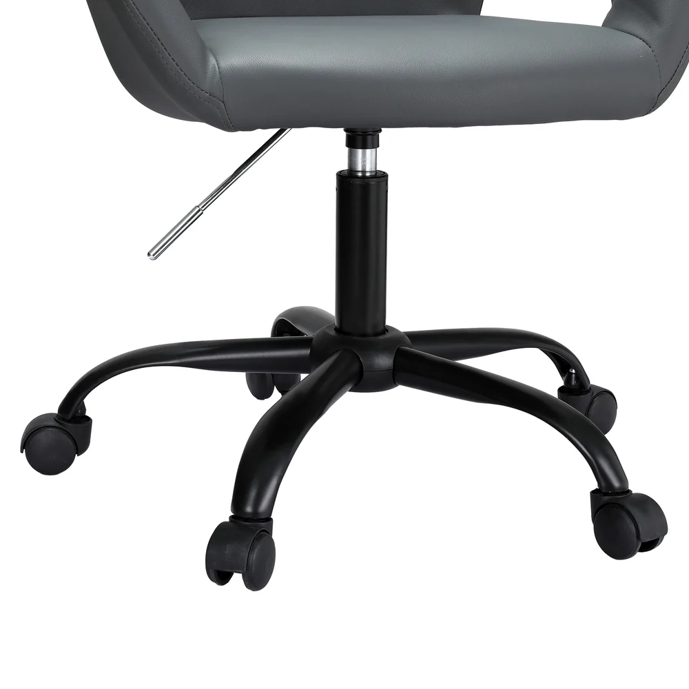Office Chair Mid Back Grey - Image 4