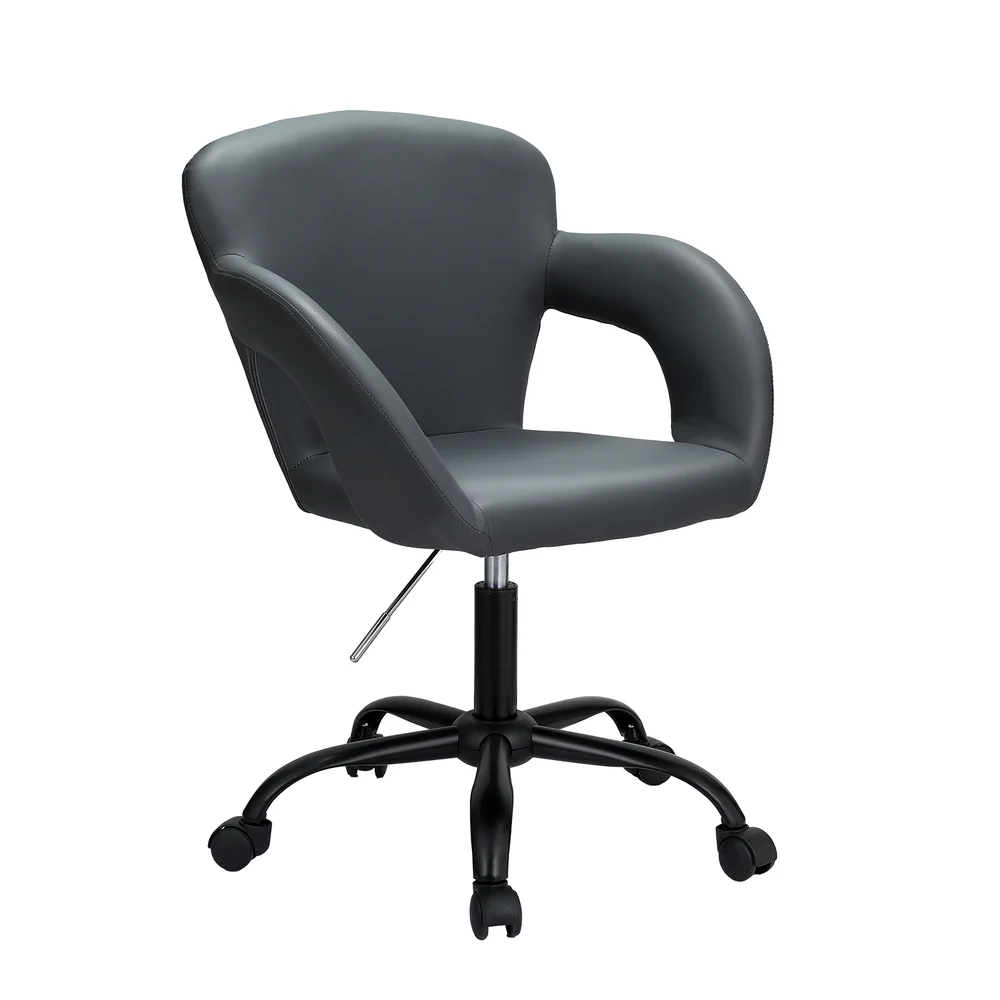 Office Chair Mid Back Grey - Image 7