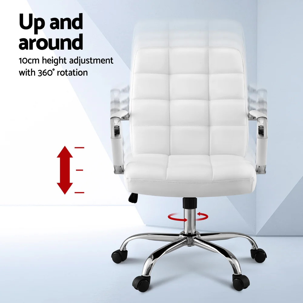 Office Chair Seat PU Work Computer Desk Chairs - Image 4