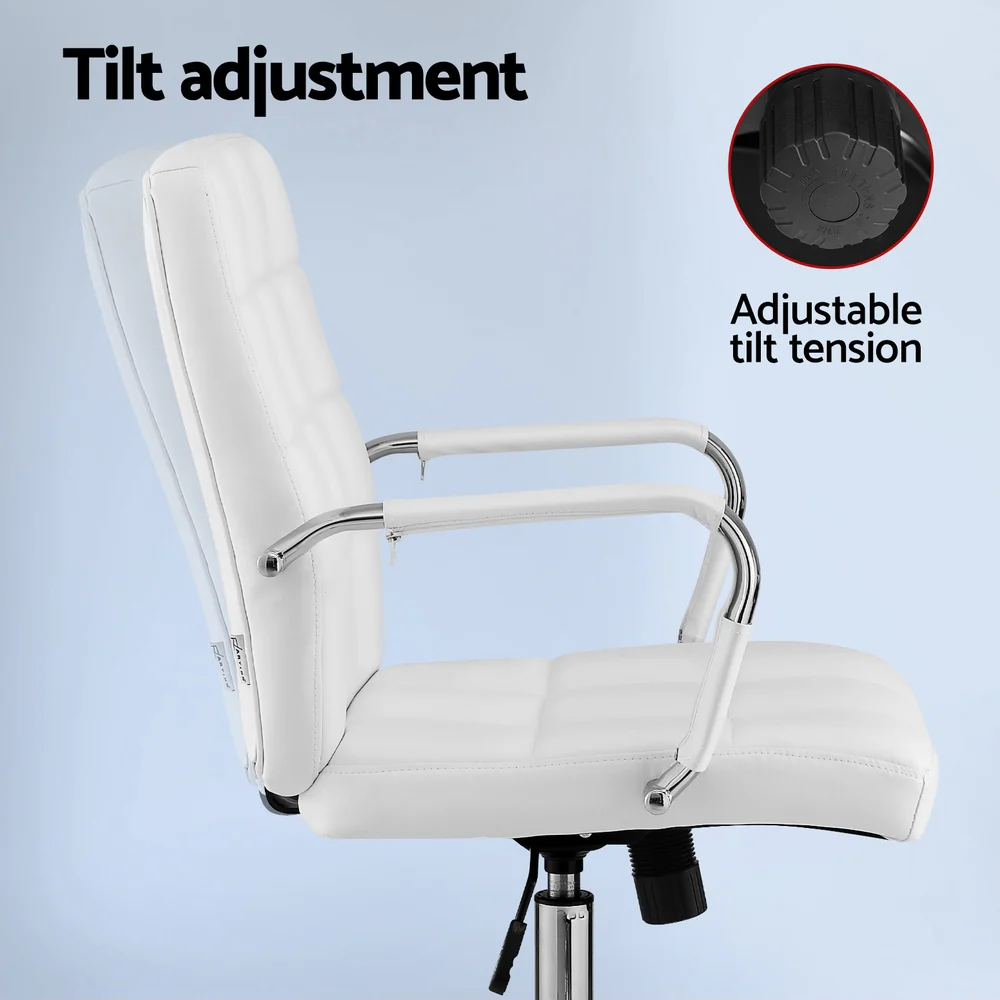 Office Chair Seat PU Work Computer Desk Chairs - Image 5